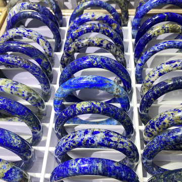Hot Sale Crystal Crafts: Natural Crystals, Healing Stones, Lapis Lazuli Bangles & Jewelry for Gift