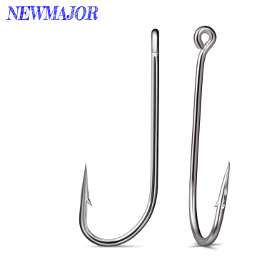 Newmajor High Carbon Stahl Stachelhaken - Einzelfischerhaken für große Augenfische