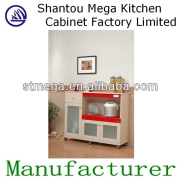 Wooden kitchen waterproof storage cabinet