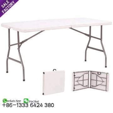 Portable Modern Outdoor Rectangular Plastic Folding Table