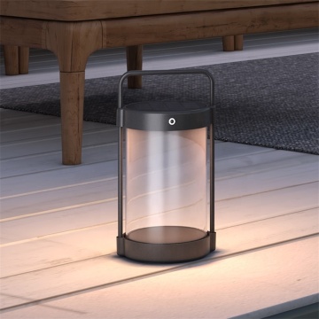 Modern Cordless LED Solar Camping Lamp for Outdoor Use