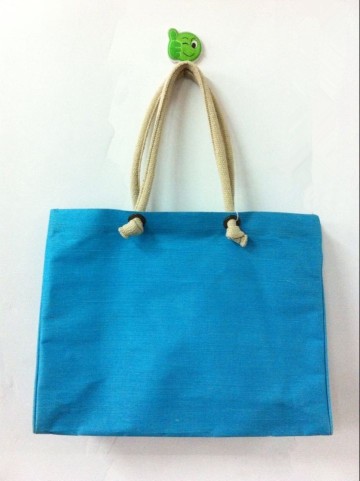 wholesale rope handle jute lady bag