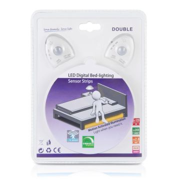 เซ็นเซอร์ความเคลื่อนไหว LED Night Light Strip สำหรับห้องนอนและห้องเด็ก