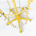 APEX Yellow Snacks Candy Metal Display Hook Stand