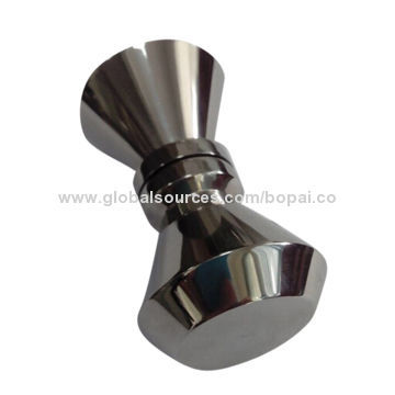 High end glass door brass knob
