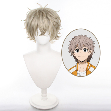 35cm Choji Tomiyama Cosplay Wig for Men - Wind Breaker Compatible