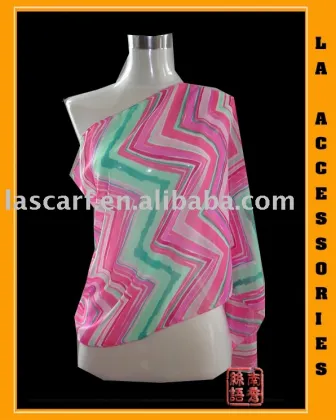 poncho shawl/polyester shawl