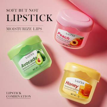 Honey Avocado Peach Lip Balm