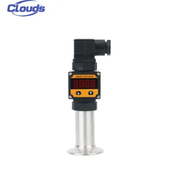 Clouds Sanitary Clamp Sensor: Electronic, Disposable Transducer, I2C & RS485, Flush, Thin Film Pressure & Force Sensor Supplier