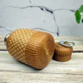 Mini tazze in bambù naturale