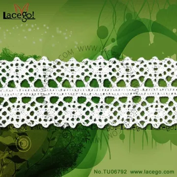 New design high quality lace cotton