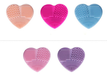 Heart Shape Silicone Brush Cleaner