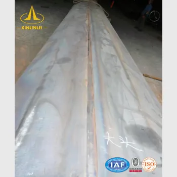 Hot Dip Galvanized Steel Galvanized Electric Power Pole