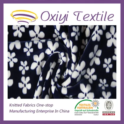 The warp knitting spandex super soft pajamas knitting fabric