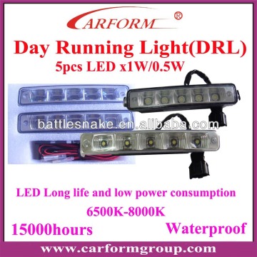 5pcs led high brightness LED car daytime running light