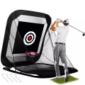 Ayuda de entrenamiento plegable con red de golf con retorno automático de pelota