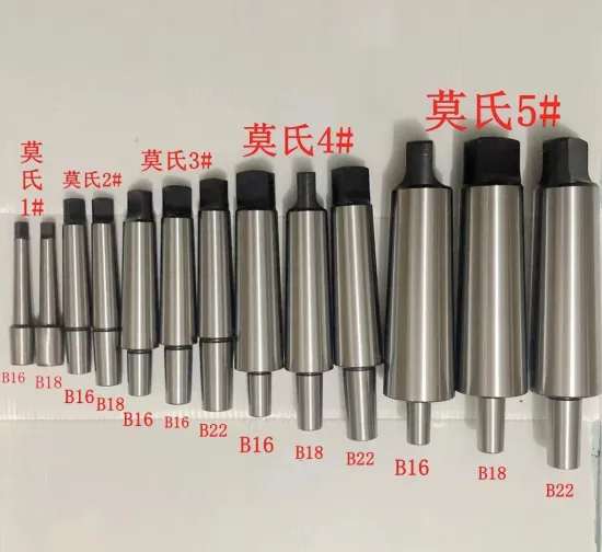 Title: "Morse Taper Drill Sleeves Size Chart: Common Drill Bit Sizes Including 1/2, 2/3, 3/4, 4/5, 5/6, 2/4, 1/3, 5/3, and 6/4