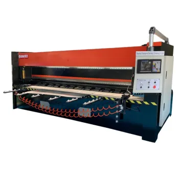 CNC V Grooving Machine 4000mm Length with HUST System