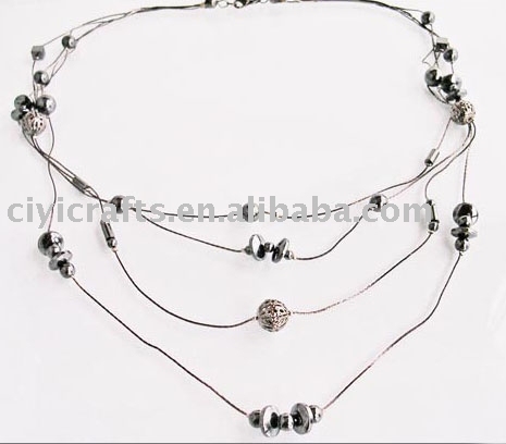 Magnetic jewelry-hematite necklace  CYN08175H