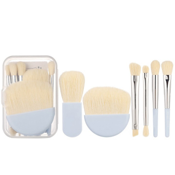 Outils de beauté en gros 6 en 1 mini ensemble de pinceaux de maquillage