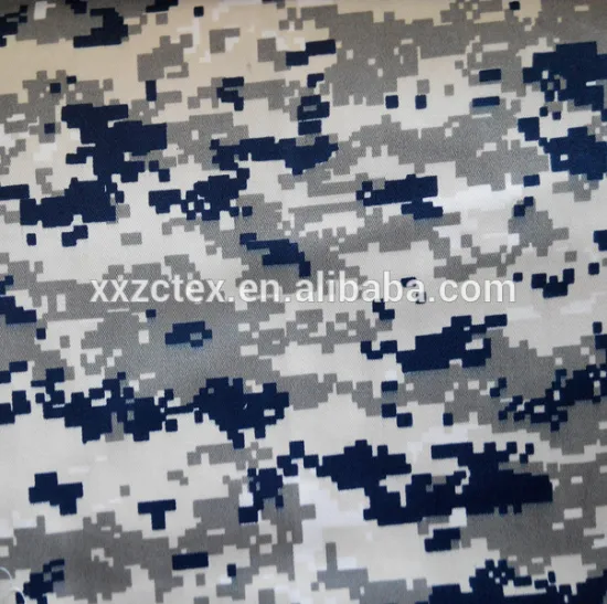 T/C 65polyester/35cotton army digital camouflage uniform twill fabric