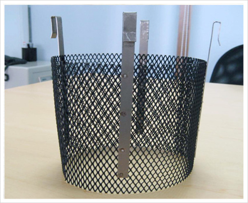 MMO coated Titanium basket or mesh anode for electroplating