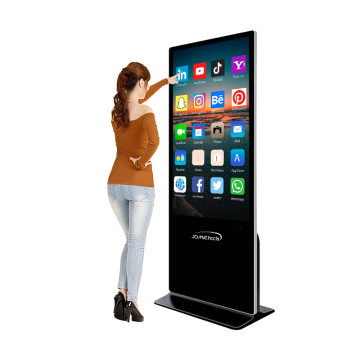 Display pubblicitario digitale da 43 pollici per la segnaletica digitale con touch screen e sistema Android