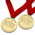 Medalhas de ouro gravadas personalizadas baratas