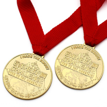 Médailles d&#39;or gravées personnalisées bon marché