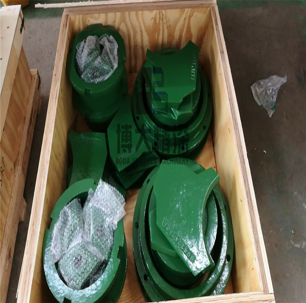 Pengeluar OEM VSI Crusher Spare Bahagian Plat Pakai Atas