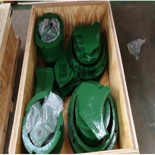 Pengeluar OEM VSI Crusher Spare Bahagian Plat Pakai Atas