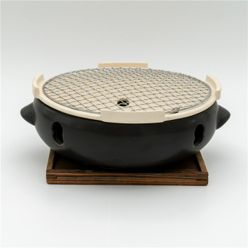 Mini Ceramic Charcoal Grill Oven for Home Use