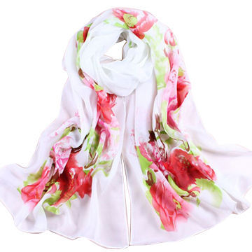Scarf with Digital Printing, Custom Your Own Sizes and Logos are Welcome, Scarf Wholesales
