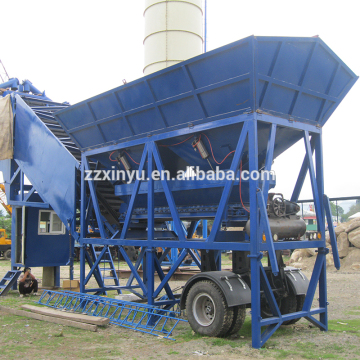 Factory Direct Sell YHZS25 China Cement Mobile Mixing Plant For Concrete