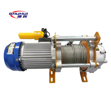 Manufacturing Direct JW Type Mini Electric Cable Hoist 200kgs to 1000kgs with Trolley