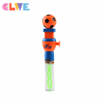 Orange football extendable bubble wand