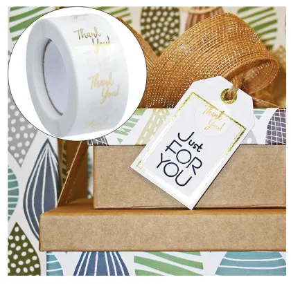 Gold Foil Packaging Label Gold Foil Sticker Label