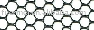 black fabric of mosquito net