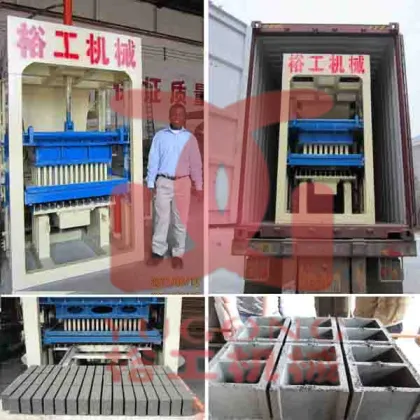 Economical QT Series concrete/fly ash/cement brick making machine