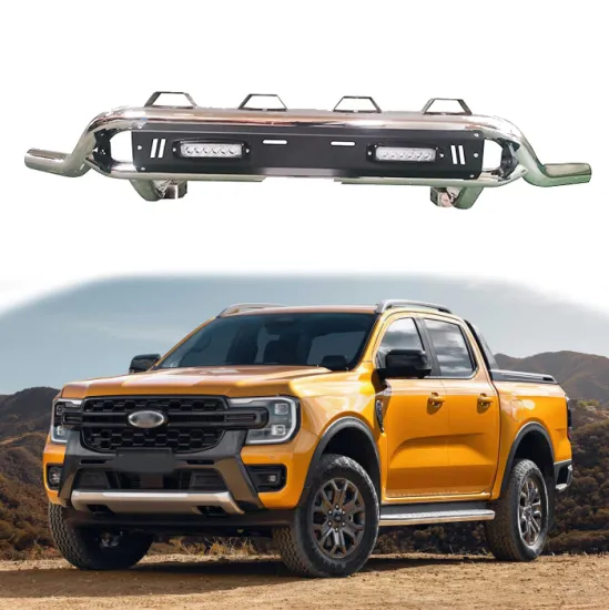 Steel Front Bumper Bull Bar for Toyota Hilux Revo Rocco 2015-2022