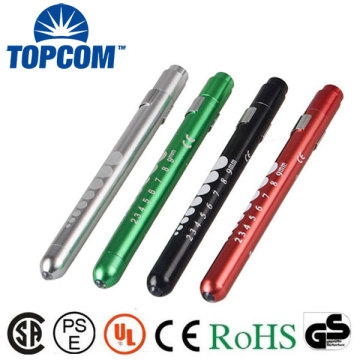 Wholesales Doctor Nurse Diagnostic LED Medical Pen Light with Pupil Gauge