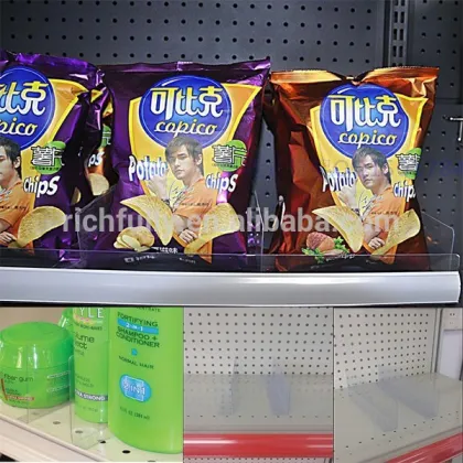 Clear Package Divider, clear acrylic shelf divider