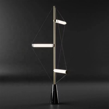 Marble Base Decorative Standing Lamp for Luxury Modern Projects