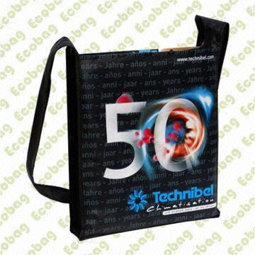 PET Woven Shoulder Bag, Suitable for Shopping, Gifts and Promotional Purposes