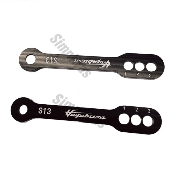 Black Anodized Finish 3-Positionsabsenkungsverbindung für Suzuki Hayabusa 99-20