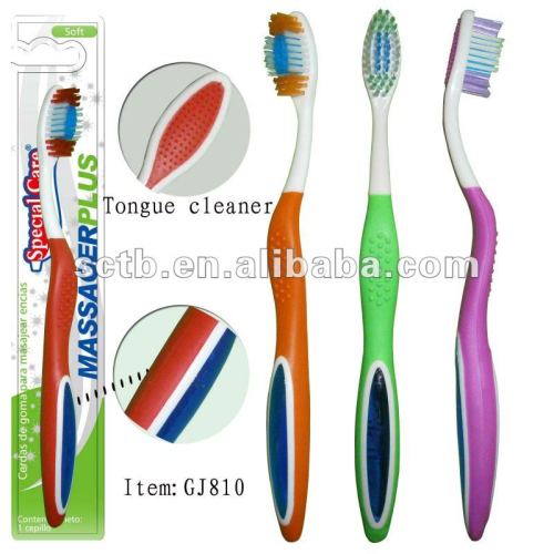 Oral care product level toothbrush
