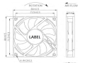 Hot Sale Crown 08015 DC Axial Cooling Fan