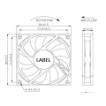 gorąca sprzedaż korona 08015 DC Osial Cooling Fan