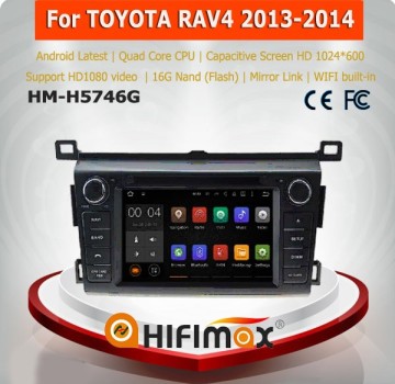 Hifimax Android 5.1 gps navigation car dvd player with gps double din car stereo android car headunit system for toyota rav4 RAV
