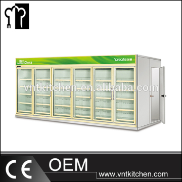 Supermarket Back-Add Type Display Cases